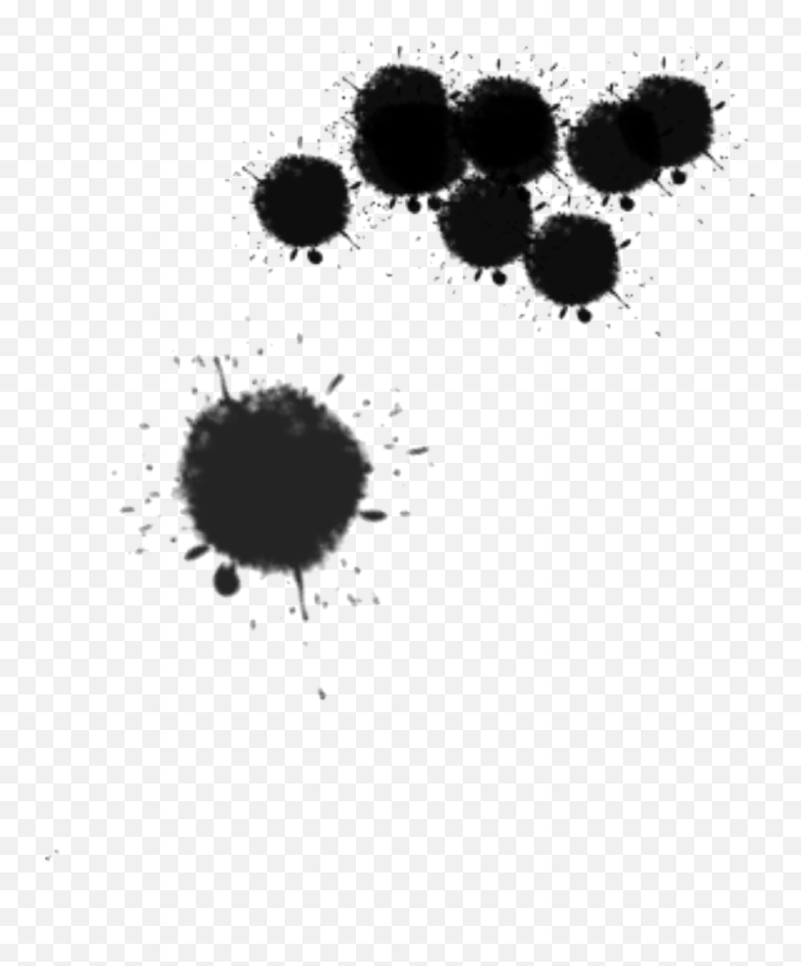 Blackpaint Paint Splash Blacksplash Blackpaintsplash - Sunflower Emoji,Crazy Eyed Emoji
