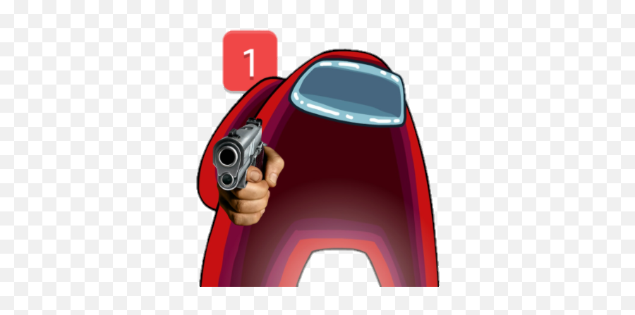 I Made A Ping Emoji For Discord Amongus - Plantilla Pistola Meme,Gun Emoji