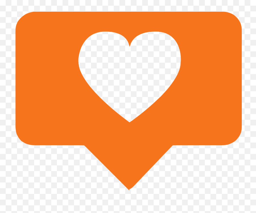 Instagram Heart Orange Png Picture - Simbolo Mi Piace Su Instagram Emoji,Orange Heart Emoji