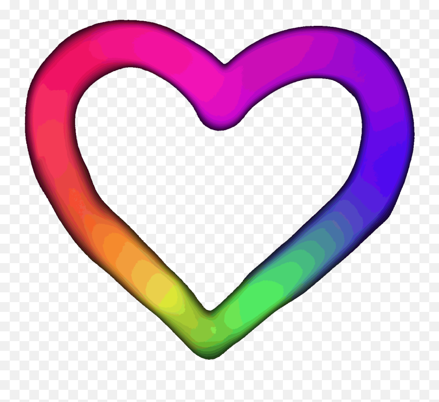 Rainbow Heart Gifs - Get The Best Gif On Giphy Girly Emoji,Rainbow Heart Emoji