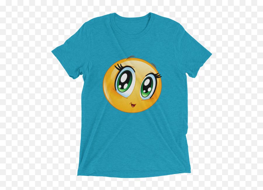 Cute Manga Girl Emoji T Shirt - Disney Character Costume T Shirt,Beach Emoji