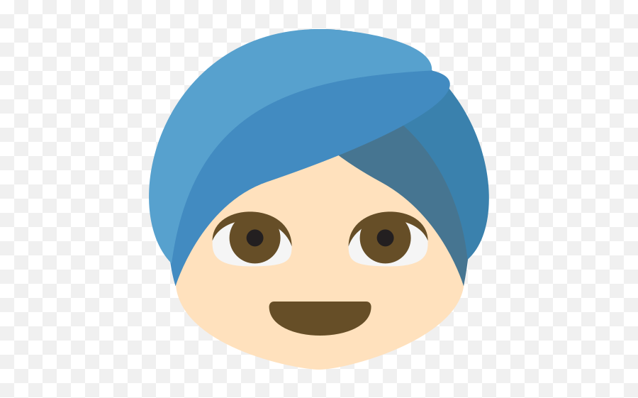 Person Wearing Turban Light Skin Tone Emoji High - Emoji People With Turban,Bald Emoji
