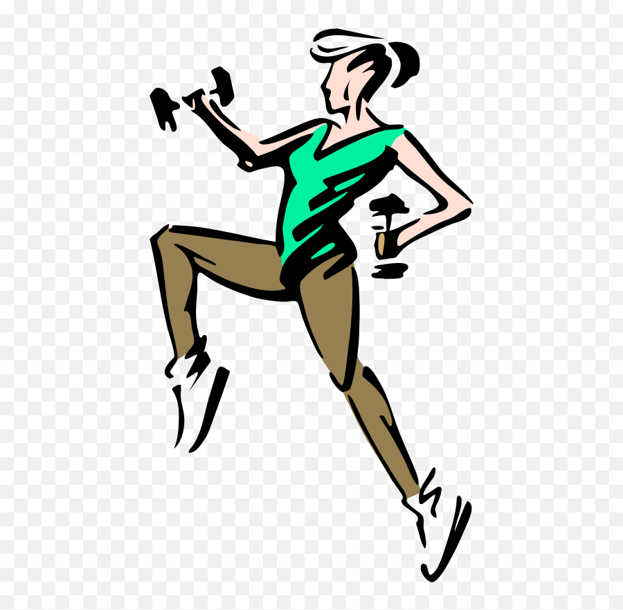 Fitness Clipart Aerobic Dance Fitness Aerobic Dance - Clip Art Aerobic Emoji,Pole Dancer Emoji