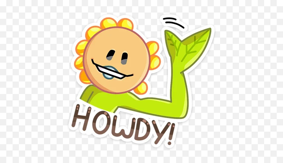 Telegram Sticker - Happy Emoji,Howdy Emoji