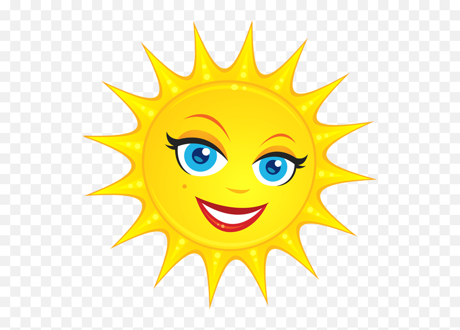 Pin - Clip Art Smiley Cute Sun Emoji,Thinking Emoji Sun