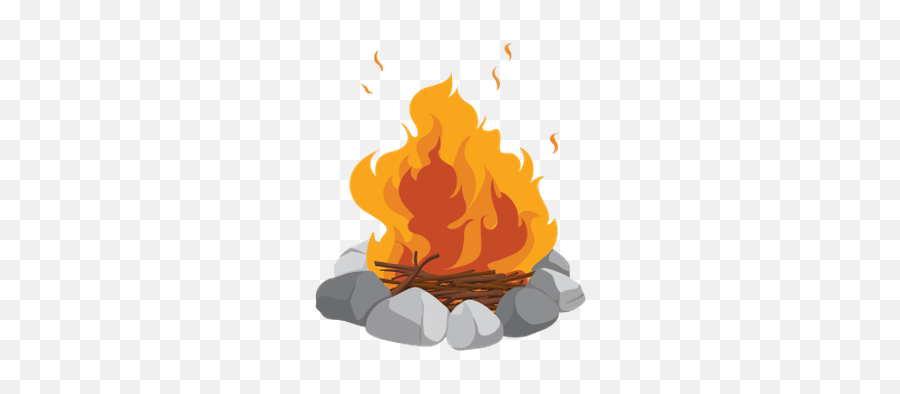 Clip Art Illustration Campsite Tent Camping - Campsite Png Campfire Clipart Png Emoji,Is There A Campfire Emoji