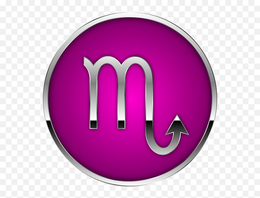 Zodiac Signs - Pink Scorpion Symbol Emoji,Scorpio Emoji