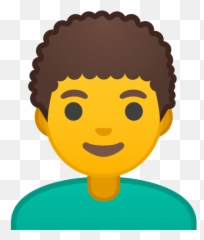 Curly Hair Emoji - Emoji Medico,Hair Emoji