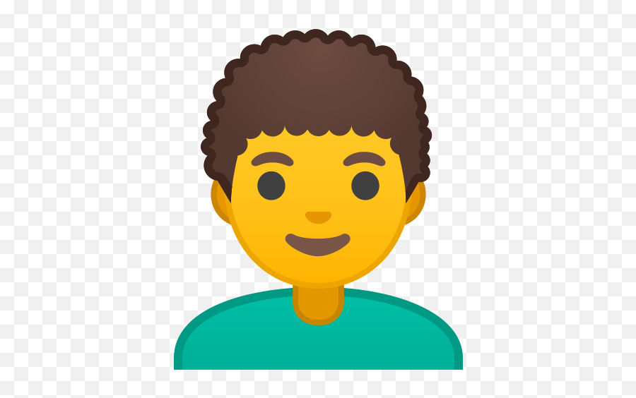 Curly Hair Emoji - Emoji Medico,Hair Emoji
