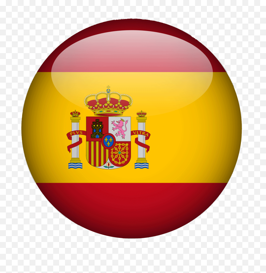 Flag Of Spain Spanish Clip Art - Spain Flag Circle Png Emoji,Spanish Flag Emoji