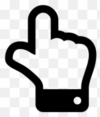 Hand Up Font Awesome - Font Awesome Click Icon Emoji,Cookie Emoji