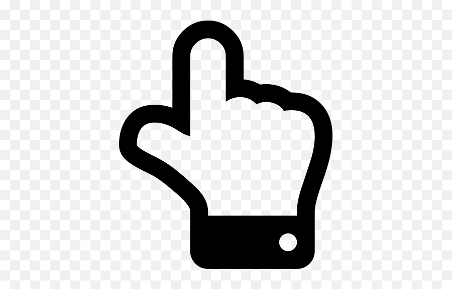 Hand Up Font Awesome - Font Awesome Click Icon Emoji,Cookie Emoji
