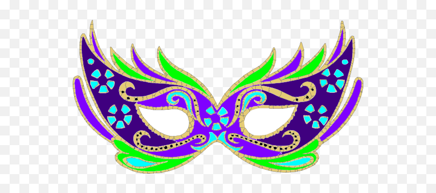 Carnival Mask Png - Transparent Background Mardi Gras Mask Clip Art Emoji,Mardi Gras Emojis