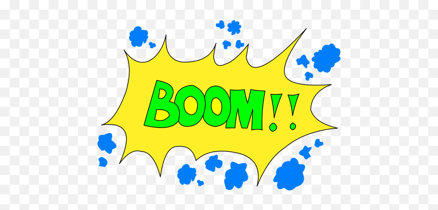 Boom Bubble - Boom Clipart Gif Emoji,Thought Balloon Emoji