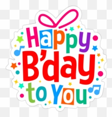 Happy Birthday Stickers Facebook Copy Paste Stickers - Happy Birthday Sticker Whatsapp Emoji,Happy Birthday Emoji Texts