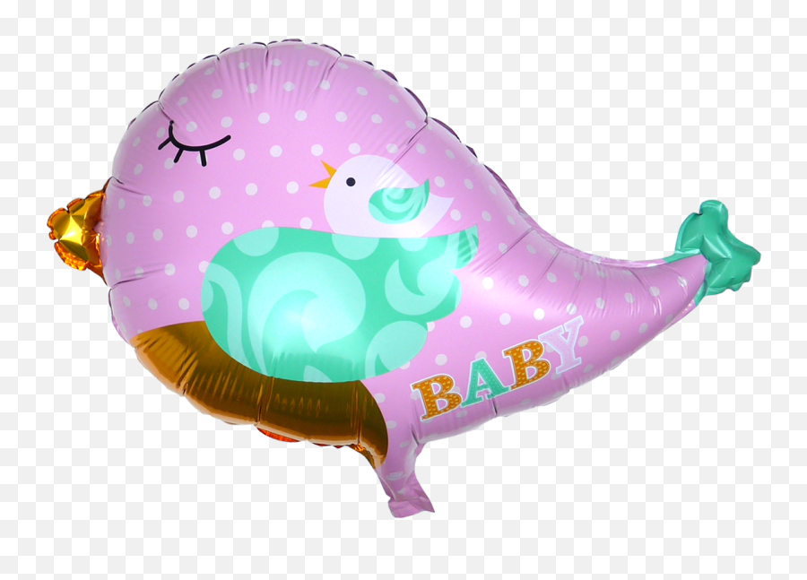 24 Inch Birdie Mylar Balloon Pink For - Cartoon Emoji,Baby Duck Emoji