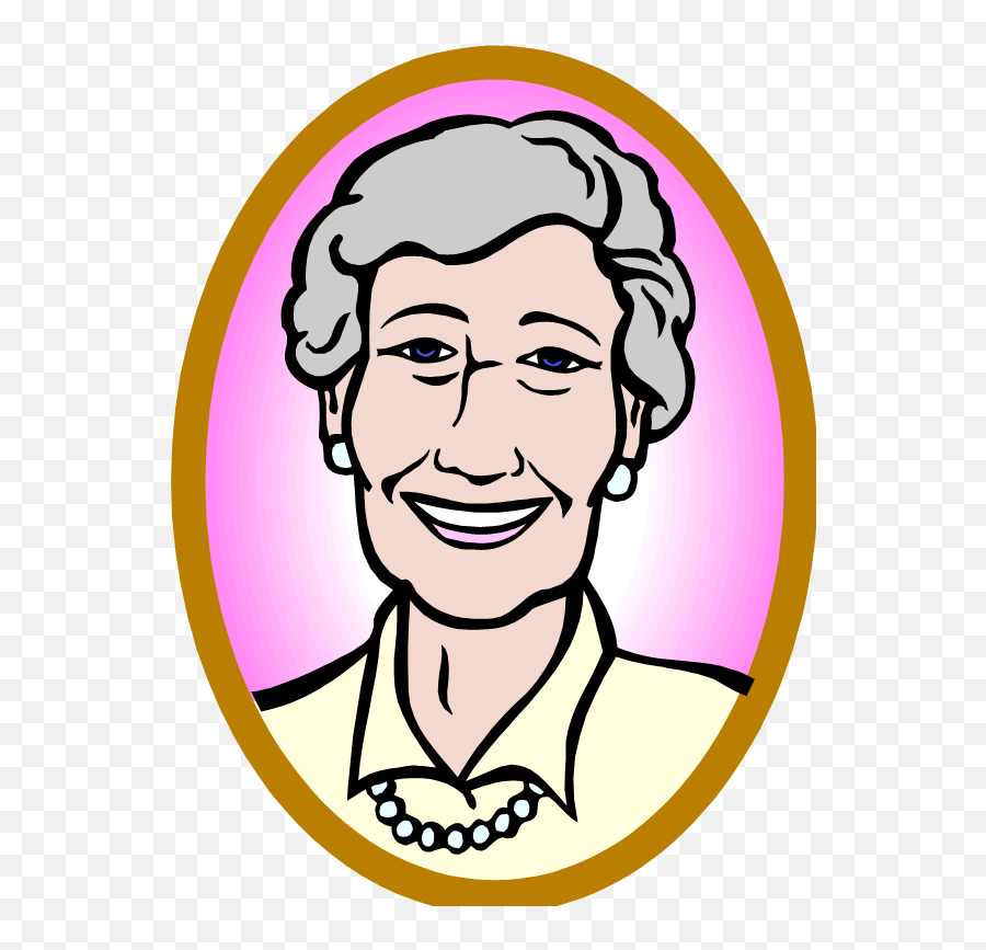 There Was An Old Lady Clipart - Older Lady Clip Art Emoji,Old Lady Emoji