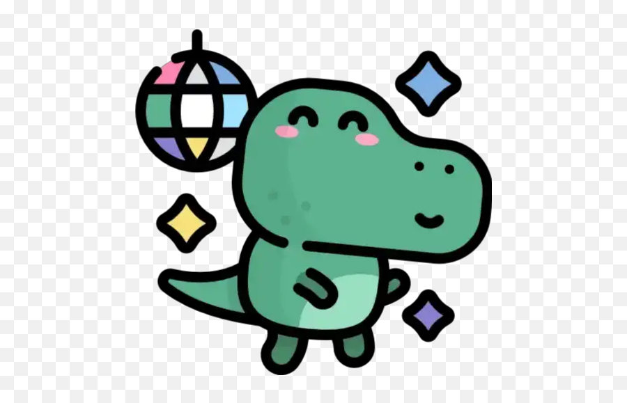 Small Dino Stickers For Whatsapp - Sticker Emoji,Dino Emoji - free ...