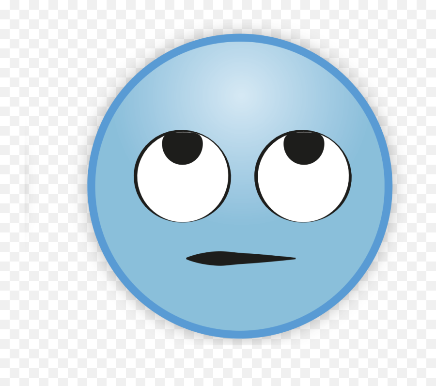 Sky Blue Emoji Transparent Png Png Mart - Smiley,Nauseous Emoji