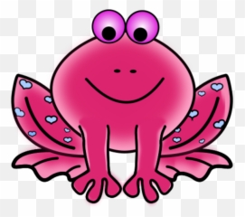 Pink frog clipart - Clipartix Frog Art Emoji