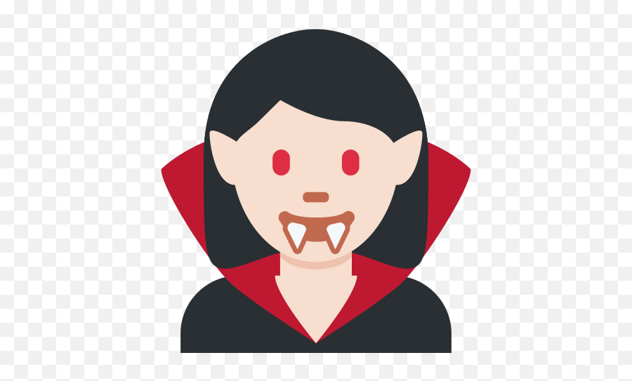 Woman Vampire Emoji With Light Skin Tone Meaning - Vampire,(1/1) Emoji