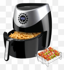 Secura Digital 53Qt XL 1700W Air Fryer - Outdoor Grill Emoji
