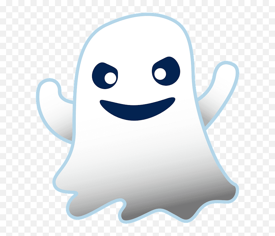Ghost Emoji Clipart - Supernatural Creature,Ghost Emoji