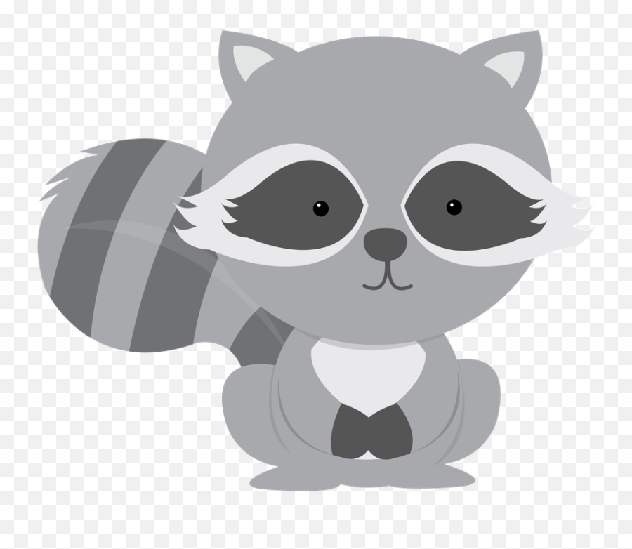 Baby Raccoon Squirrel Clip Art - Woodland Png Download 900 Animales Del Bosque Png Emoji,Raccoon Emoji