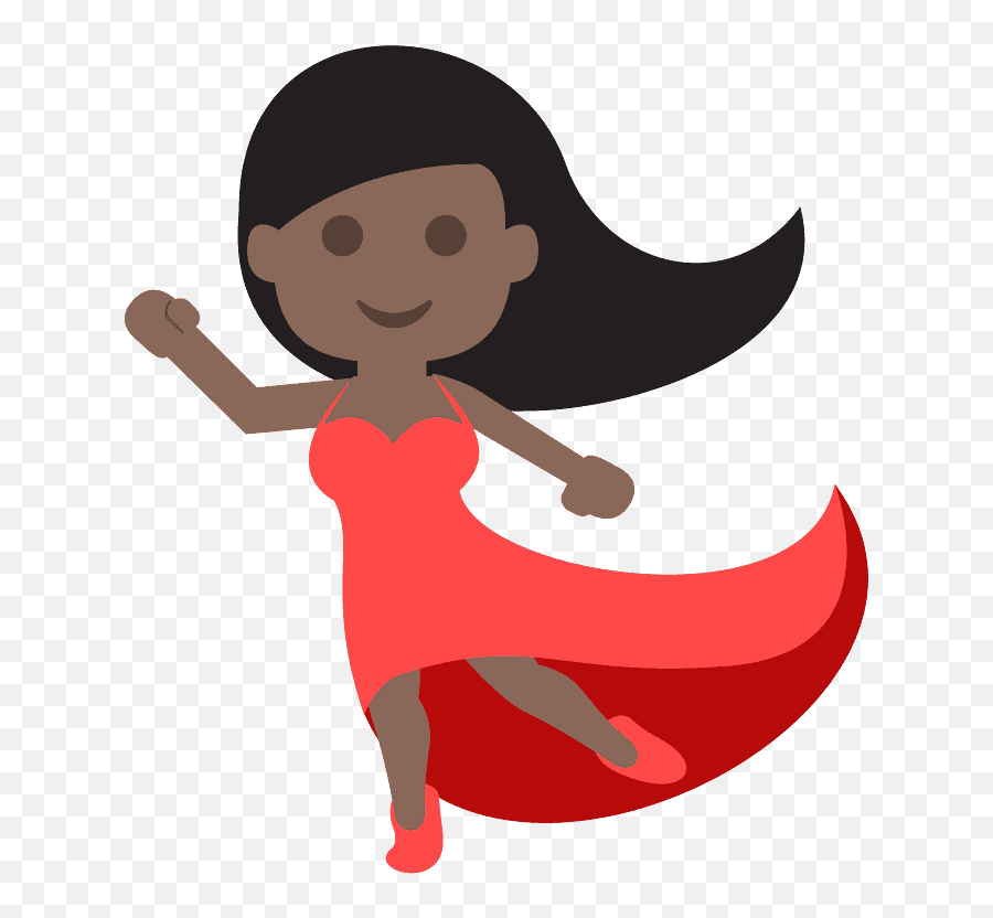 Woman Dancing Emoji Clipart - Emoji De Una Mujer Bailando,Dancing Emojis
