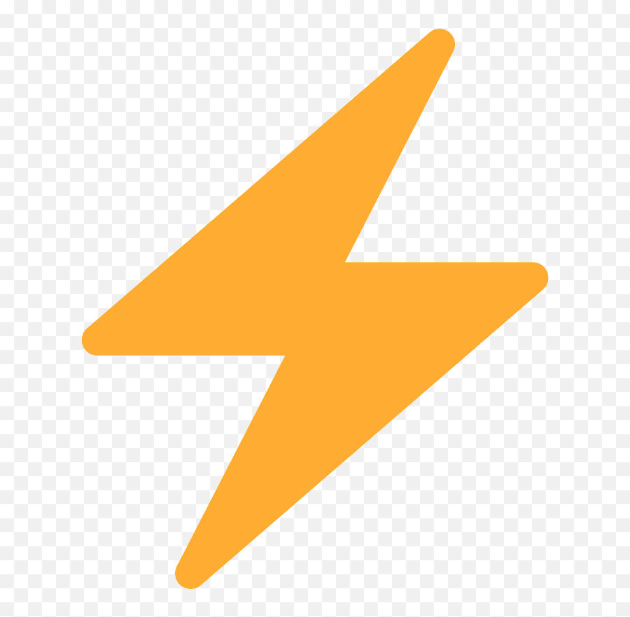 High Voltage Emoji Clipart - High Voltage Emoji,Bolt Emoji