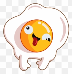 Egg Yolku201d Animated Sticker Set For Telegram - Egg Yolk Sticker Telegram Emoji,Fried Egg Emoji