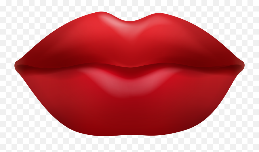 Lips Clipart Emoji Lips Emoji Transparent Free For Download - Transparent Background Red Lips Png,Lipstick Emoji
