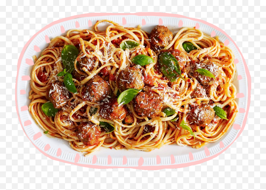Spaghetti Food Plate Ftestickers Freetoedit - Spaghetti Nigeria Emoji,Emoji Pasta