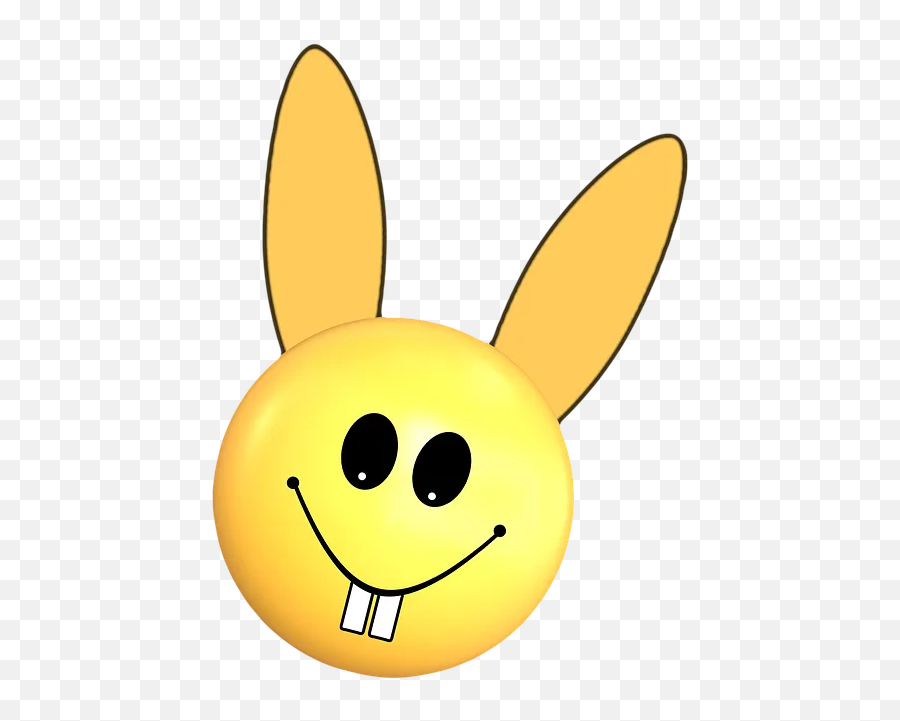 Smiley Smile Free Image - Easter Bunny Emoji,Easter Emoticons