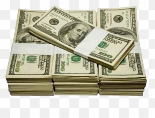 Dollar Bills Transparent Png Clipart - Stack Of 100 Emoji