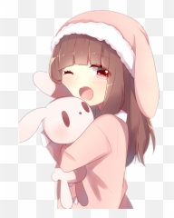 Bunnygirl Cute Kawaii Anime Girl Bunny - Cute Kawaii Anime Girl Emoji,Bunny Girl Emoji