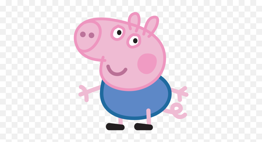 Pig Png And Vectors For Free Download - Cartoon Peppa Pig George Emoji,Flying Pig Emoji
