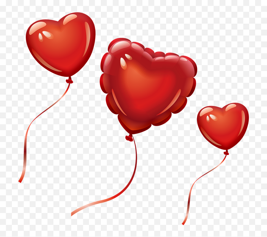 Heart Balloons Red Balloon Love - Heart Balloon Png Emoji,Birthday Balloon Emoji