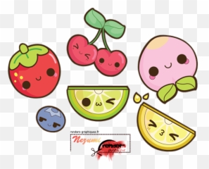 Vector Fruits Cute Fruit Picture - Fruits Kawaii Emoji,Passion Fruit Emoji
