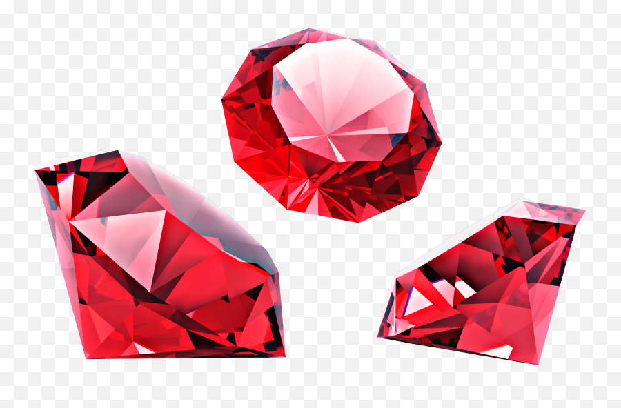 Jewel Jewelry Sparkling Crystal Red - Ruby Red Diamond Png Emoji,Gem Stone Emoji