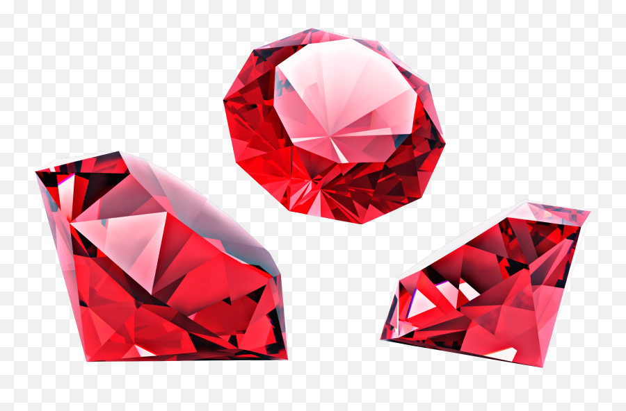 Jewel Jewelry Sparkling Crystal Red - Ruby Red Diamond Png Emoji,Gem 