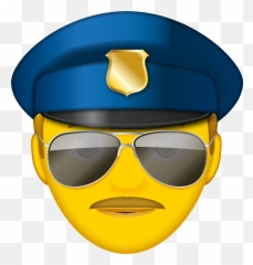 Emoji - Illustration,Cop Emoji