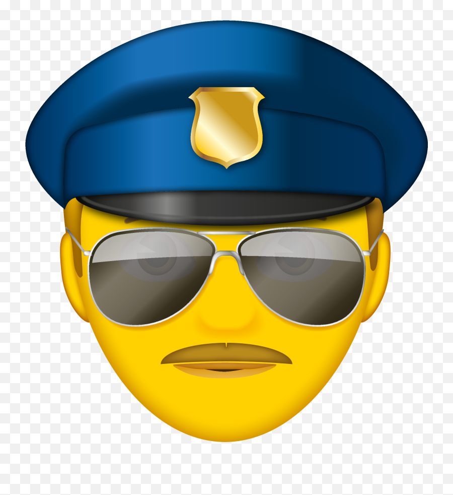 Emoji - Illustration,Cop Emoji
