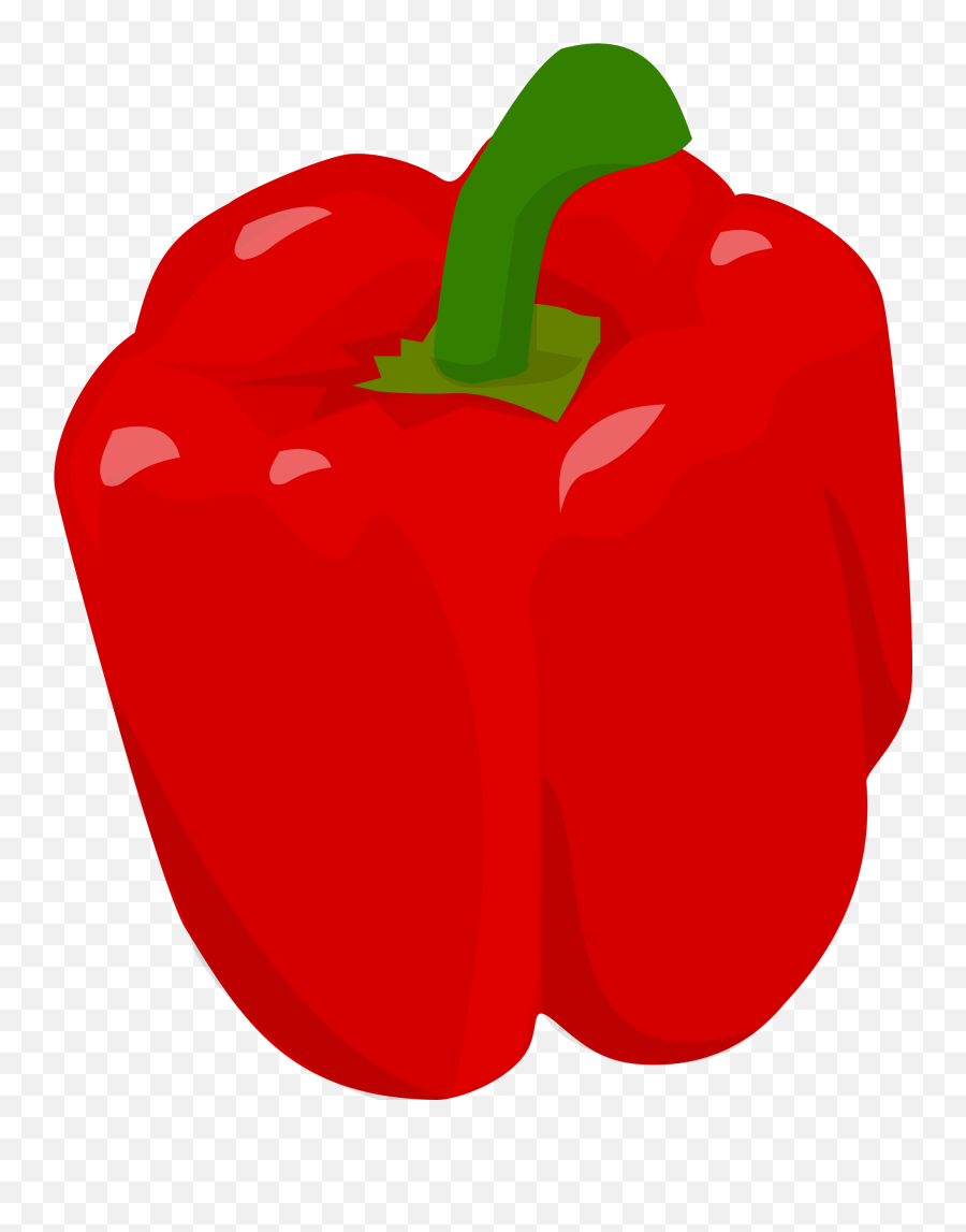 Plant Clipart Red Pepper Plant Red - Clipart Red Bell Pepper Emoji,Red Pepper Emoji