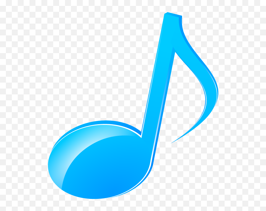 Blue Music Notes Transparent Png - Musik Note Icon Png Emoji,Music Notes Box Emoji