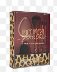 Juicy Couture 5 - Piece Brush U0026 Sponge Set Eye Shadow Emoji,Sponge Emoji