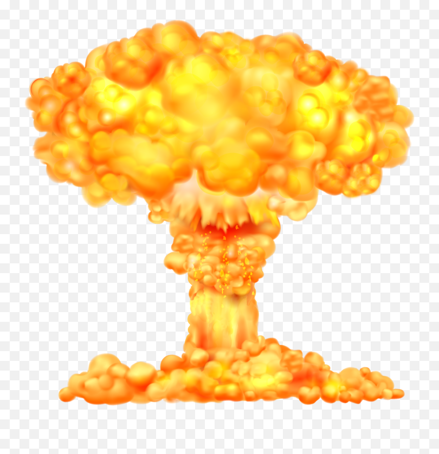 Clipart Of Explosion - Animated Transparent Background Explosion Emoji,Mushroom Cloud Emoji