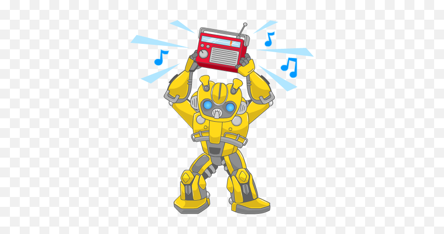 Official Transformers Stickers - Robot Emoji,Transformers Emoji