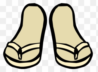 Clip Download Cream Club Penguin Wiki Fandom Powered - Club Club Penguin Pink Sandals Emoji,Sandal Emoji