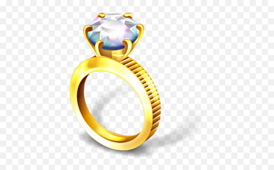 Ring Gold Diamond Crystal Gems Stone Jewel Jewelry Pret - Ring Emoji,Diamond Ring Emoji